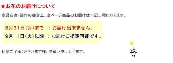 お花のお届けについて