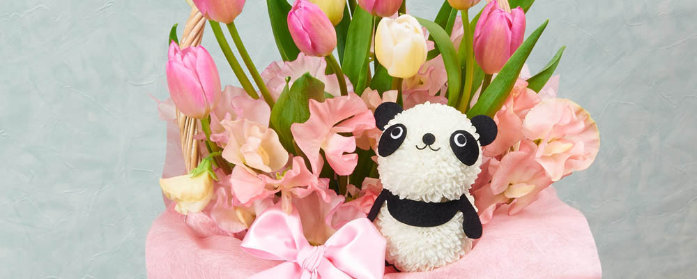 卒業式 入学式 誕生日のかわいい動物の花 春フラワーギフト